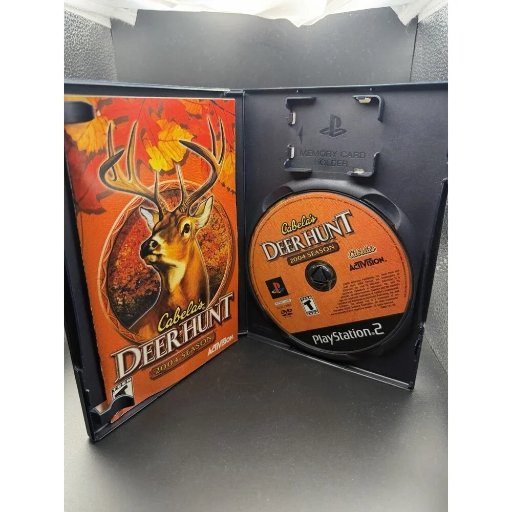 Sony PlayStation 2 PS2 Cabela's Deer Hunt 2004 Season Complete CIB, Tested, Nice